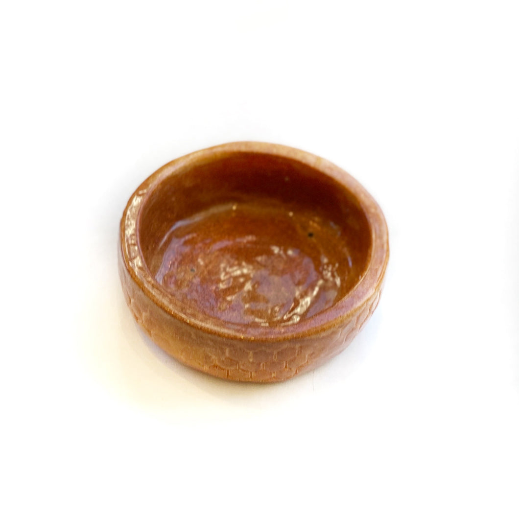 Honeycomb Pottery Bowl