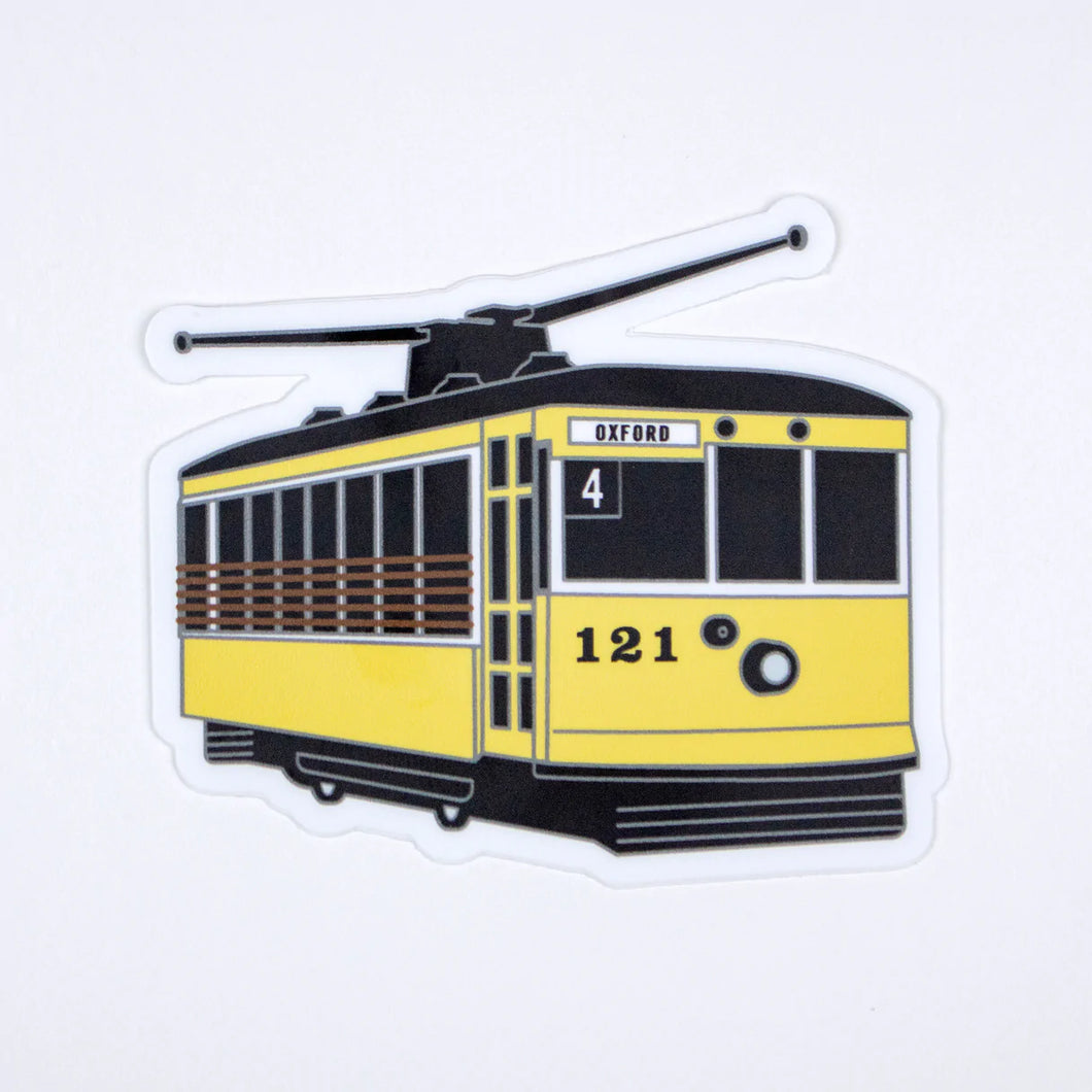 Streetcar Sticker by Inkwell Originals