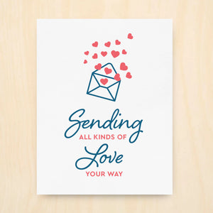 Sending All Kinds of Love Card by Inkwell Originals