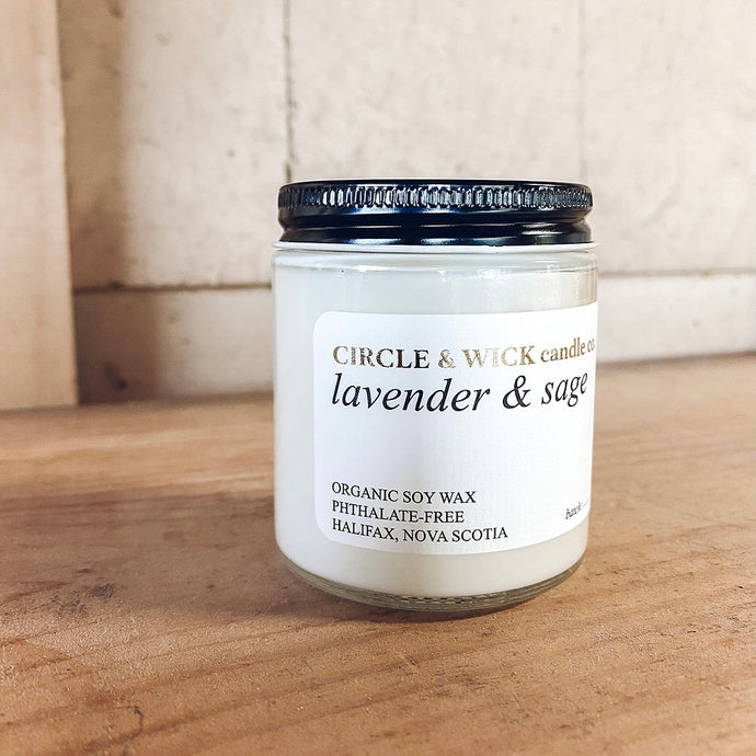 Lavender & Sage 4oz Candle by Circle & Wick