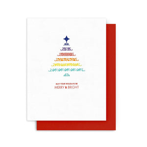 Holiday Vintage Letterpress Cards in