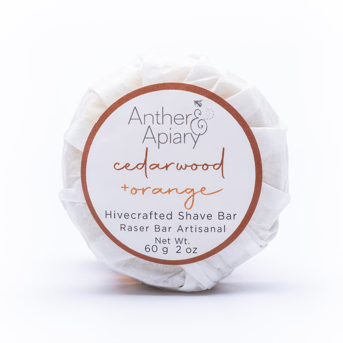 Cedarwood & Orange Hivecrafted Shave Soap